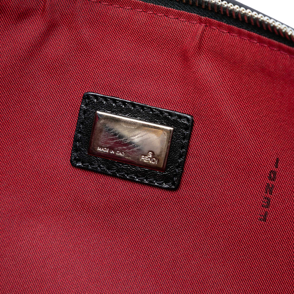 Pre-Loved Fendi Zucchino Canvas Pochette - Picture 5 of 6
